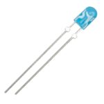 Led اوال 5mm آبی